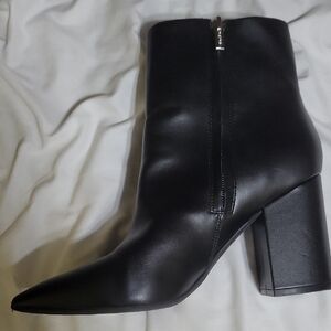 Calvin Klein Black Heeled Boots